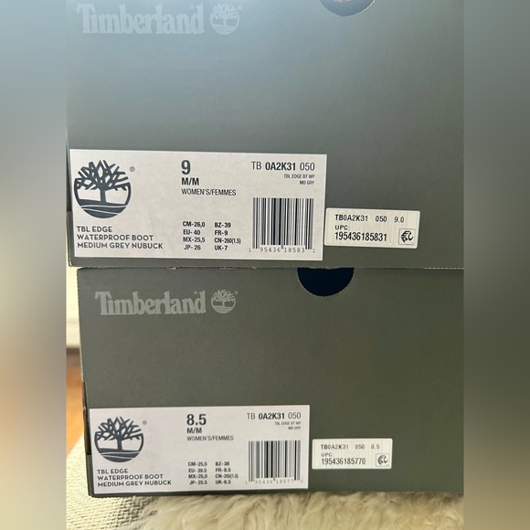 $150 NEW TIMBERLANDS WOMEN'S GREENSTRIDE™ EDGE WATERPROOF BOOTS NUBUCK - Picture 12 of 14